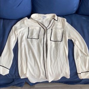 White, button up blouse